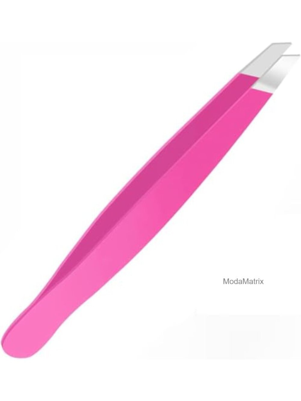 Slant Tip Stainless Steel Eyebrow Tweezers Precision Hair Removal & Ingrown